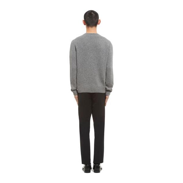 Wool-Cashmere Relaxed Crew Neck Sweater, 41% OFF